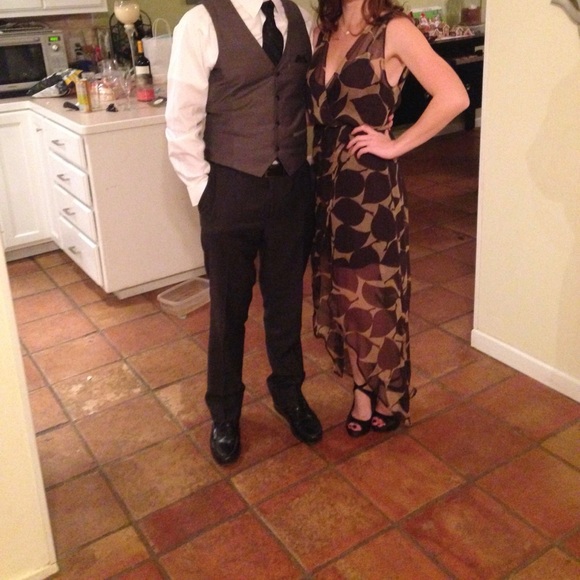 Sheer Lady Bird dress high-low no slip included size small - Picture 4 of 4